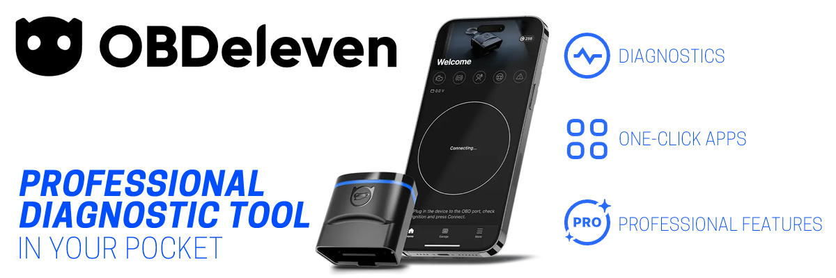 OBD11 DIY diagnostic OBD scanner with iPhone and android apps